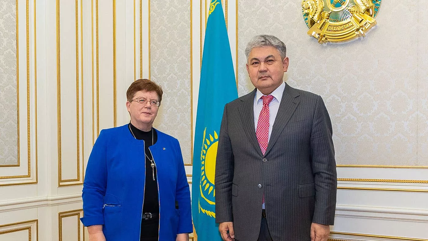 Аким ВКО Ермек Кошербаев встретился с чрезвычайным и полномочным послом Федеративной республики Германия в РК Моникой Иверсен