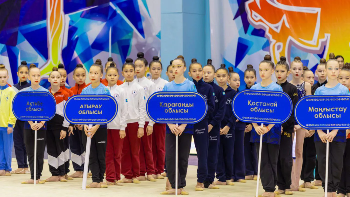 В Усть-Каменогорске проходит чемпионат Казахстана по художественной гимнастике среди юных спортсменок
